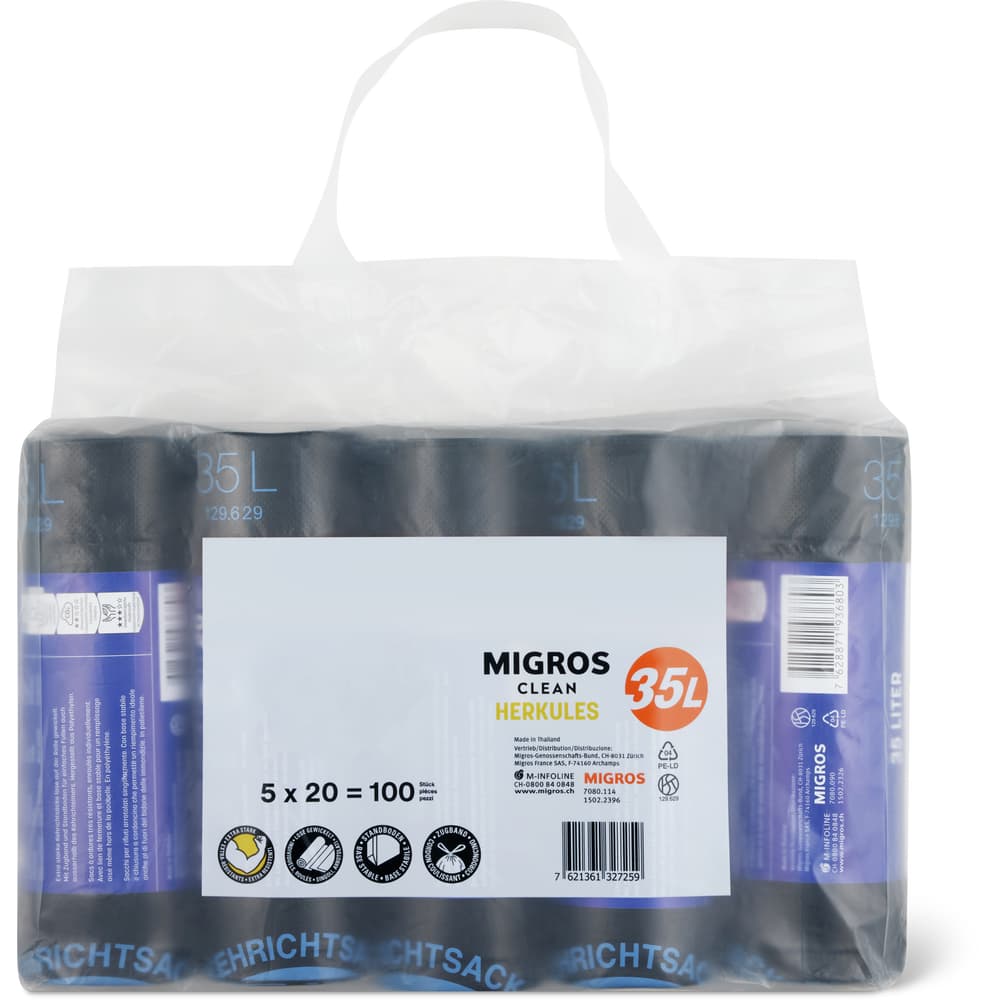 Migros Clean Migros Clean Herkules Rollen 5, 35L