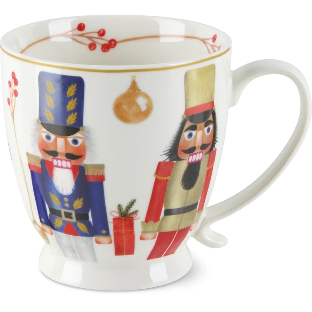 Migros Kitchen & Co. Tasse weiss, rot