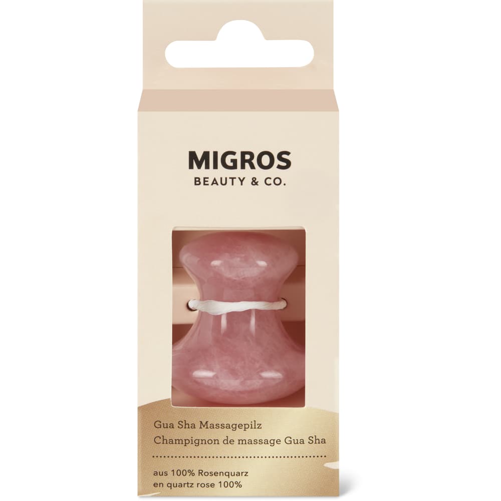 Migros Beauty & Co. Massagepilz 100% Rosenquarz