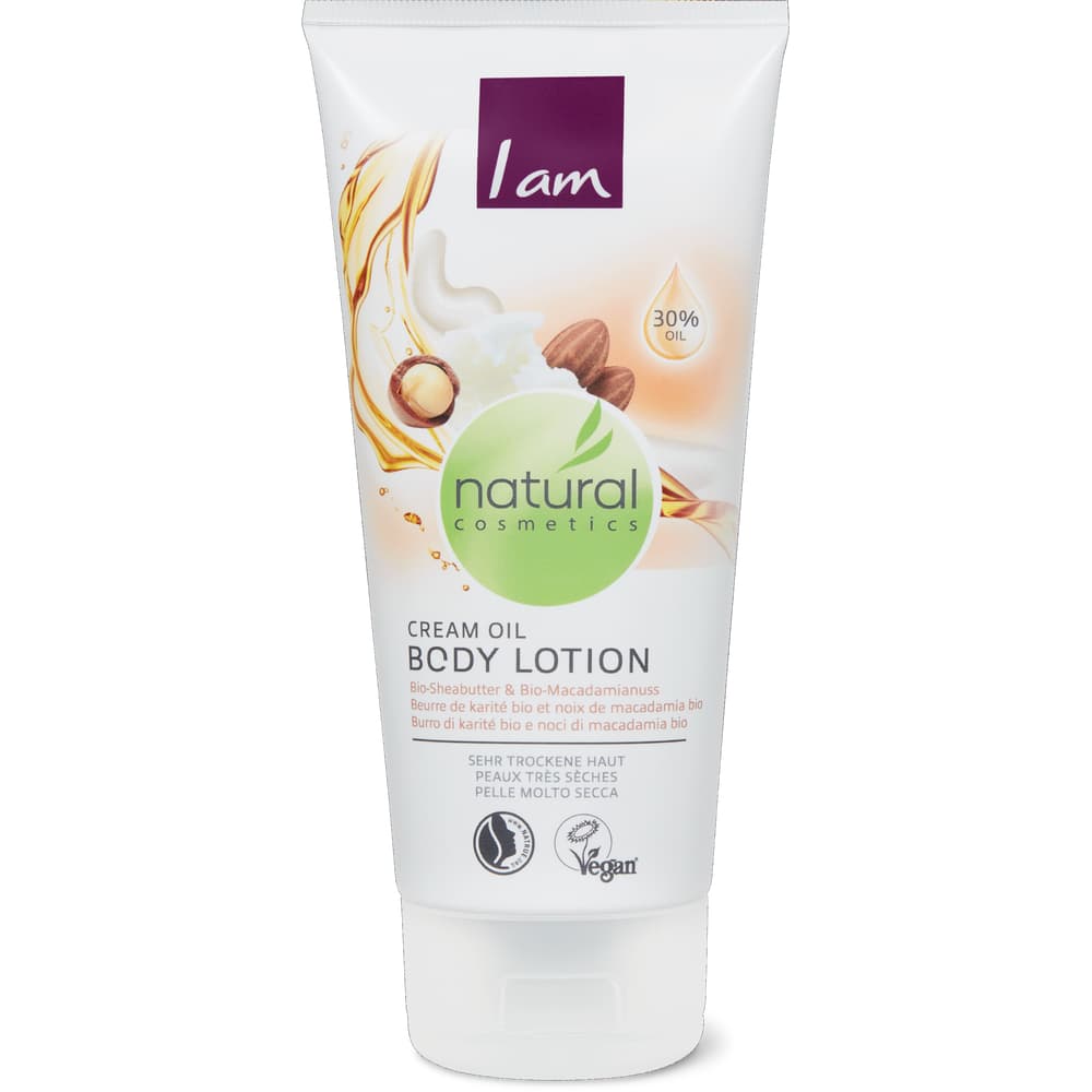 I am natural cosmetics Cream oil Bodylotion Sheabutter & Macadamianuss