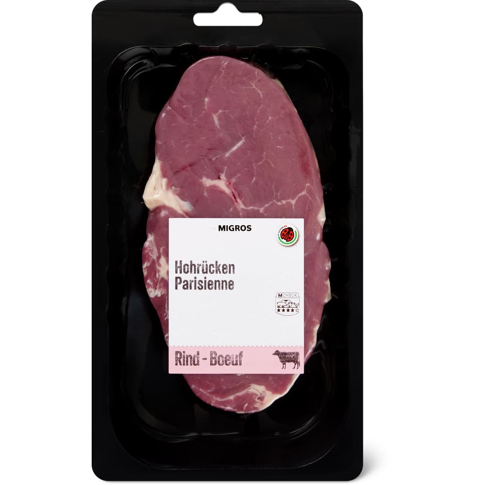 Migros IP-SUISSE Rindshohrückensteak