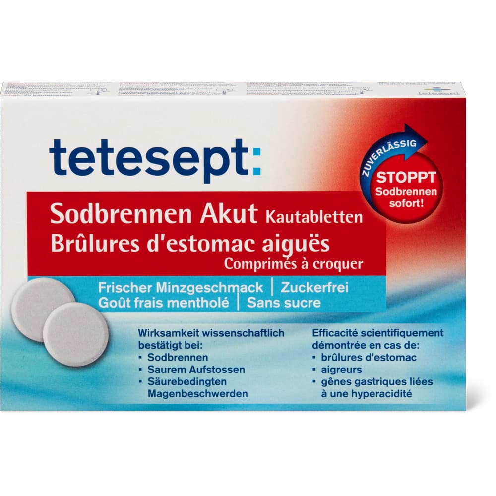 Tetesept Sodbrennen Akut Tabletten