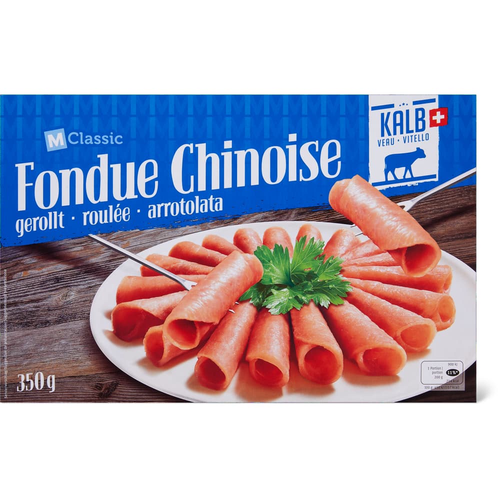 M-Classic Fondue Chinoise gerollt Kalb