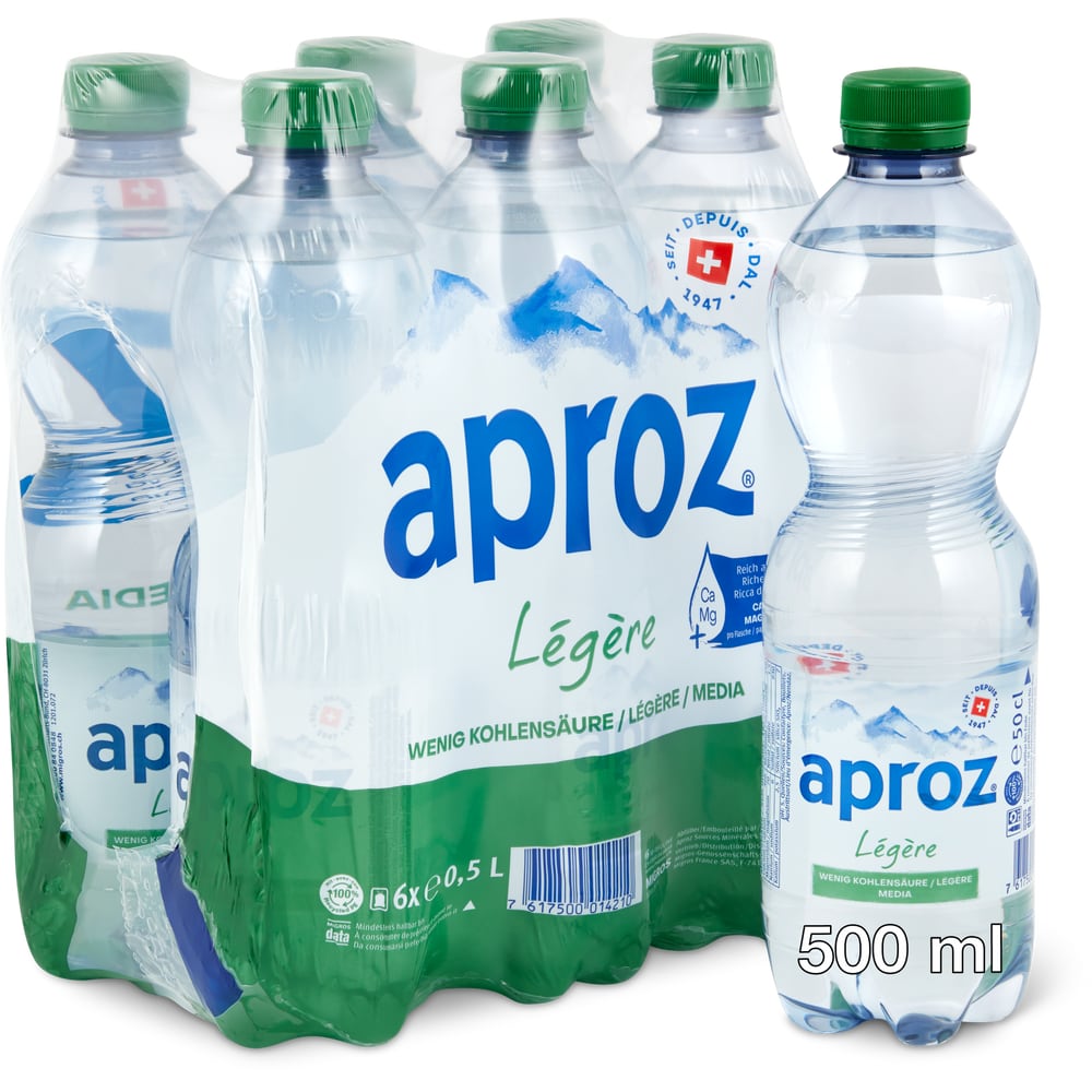 Aproz Medium Natürliches Mineralwasser Mit wenig Kohlensäure