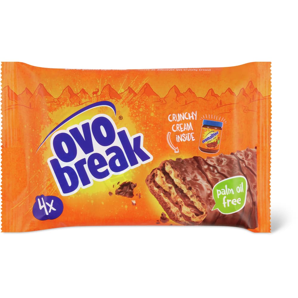 Ovomaltine Break Riegel mit Crunchy Cream