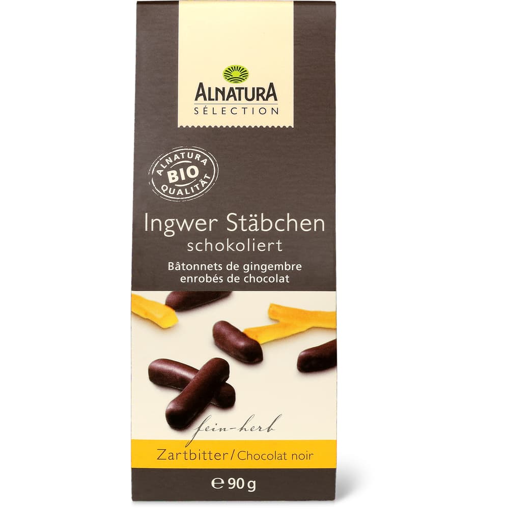 Alnatura Ingwer Stäbchen schokoliert