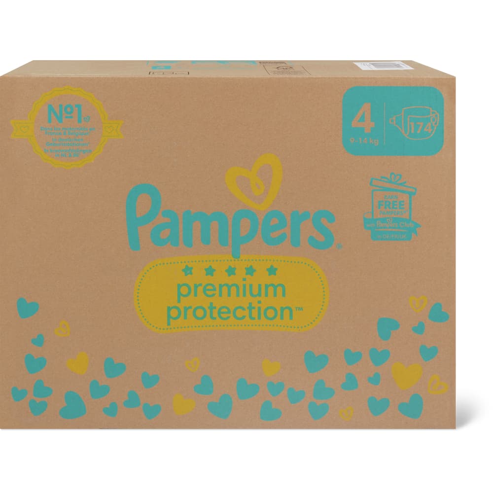 Pampers Premium Protection Windeln Grösse 4, 9-14kg