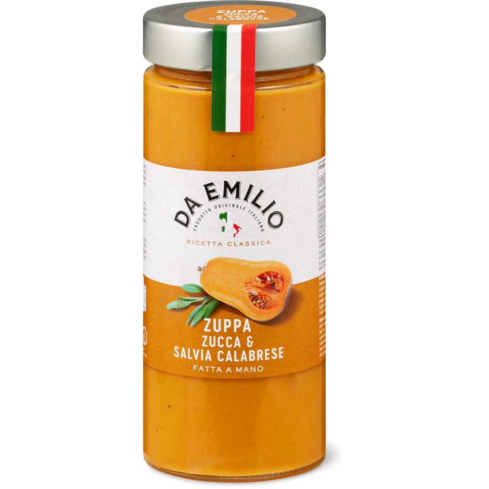 Da Emilio Kürbissuppe mit Salbei