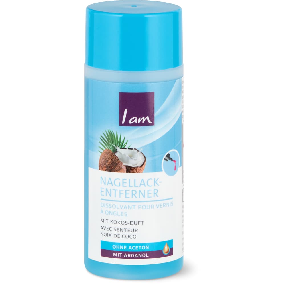 I am Nagellack-Entferner Kokos, ohne Aceton, mit Arganöl