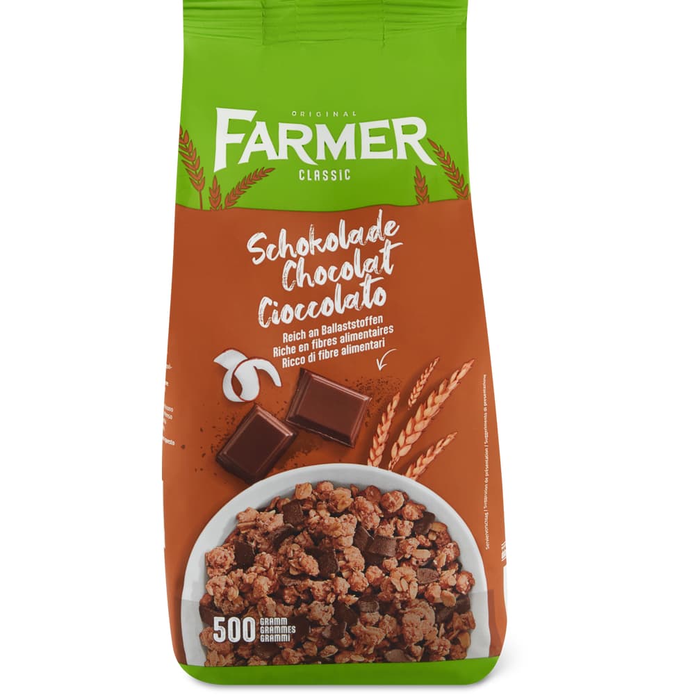 Farmer Croc Knabbermüesli Schokoladeflocken