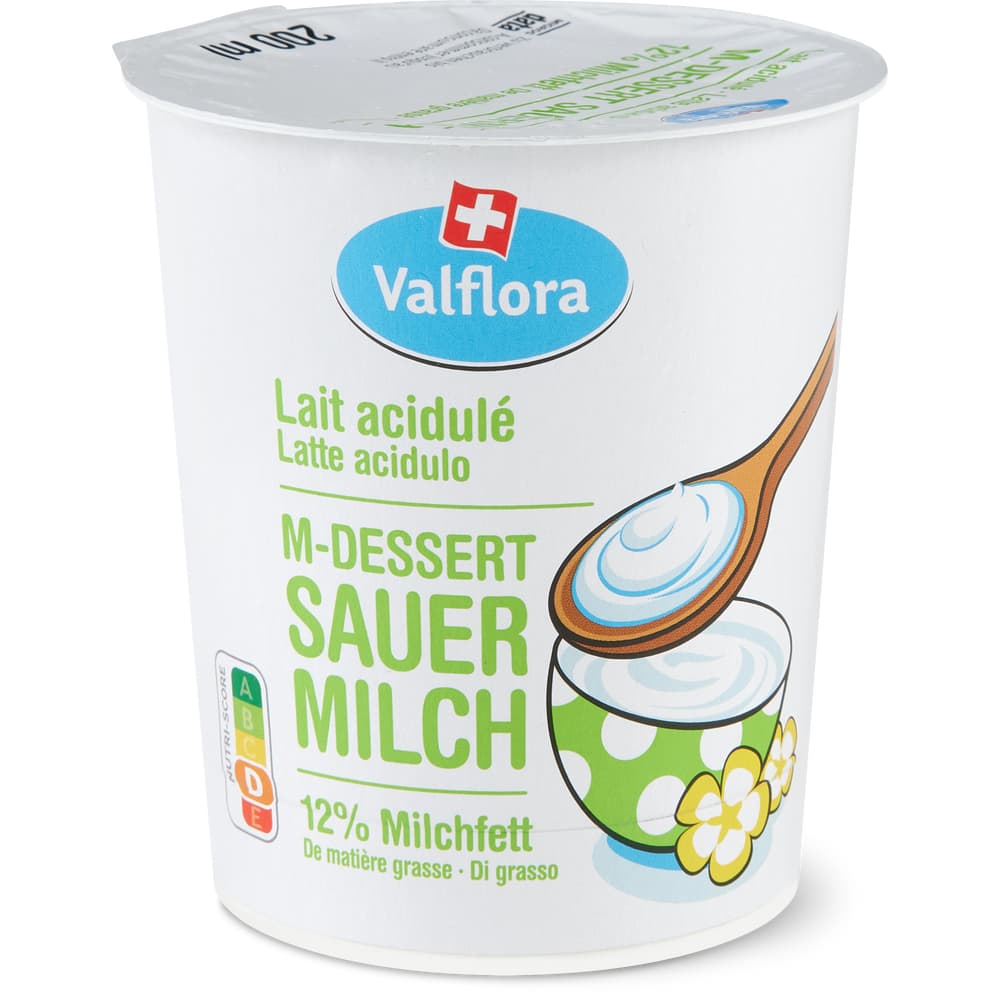 Valflora M-Dessert Sauermilch 12% Milchfett