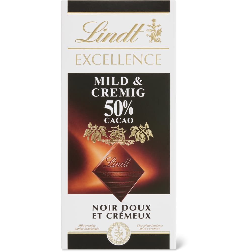 Lindt Excellence Mild & Cremig 50% Cacao