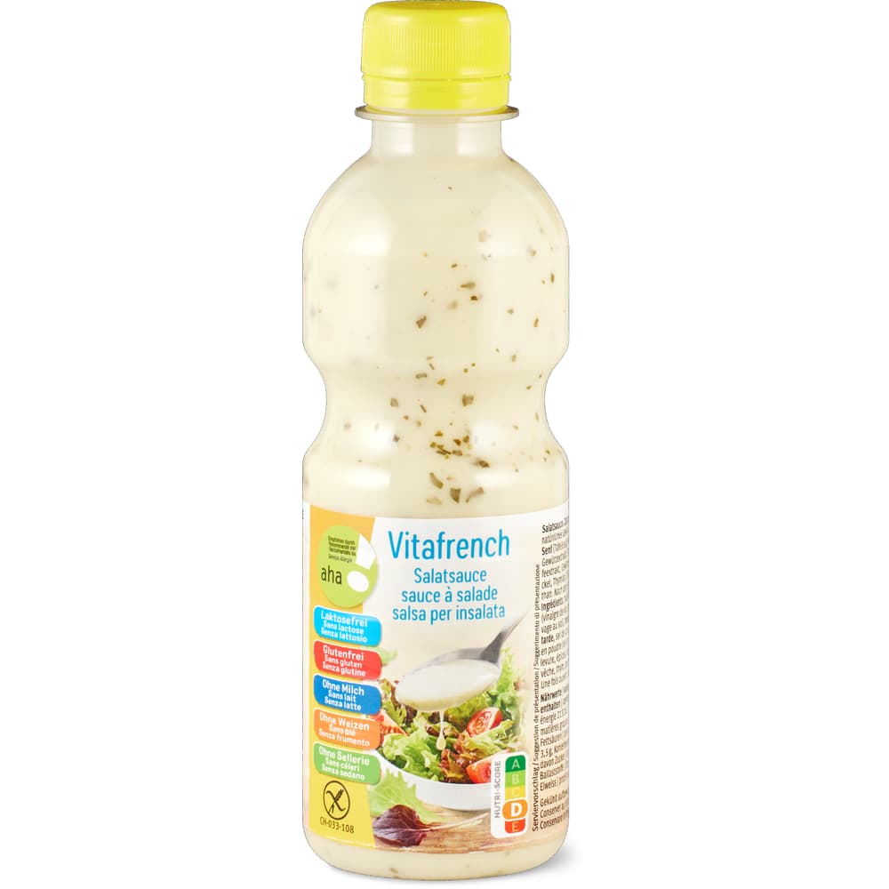 Vitafrench aha! Salatsauce Laktosefrei, Glutenfrei