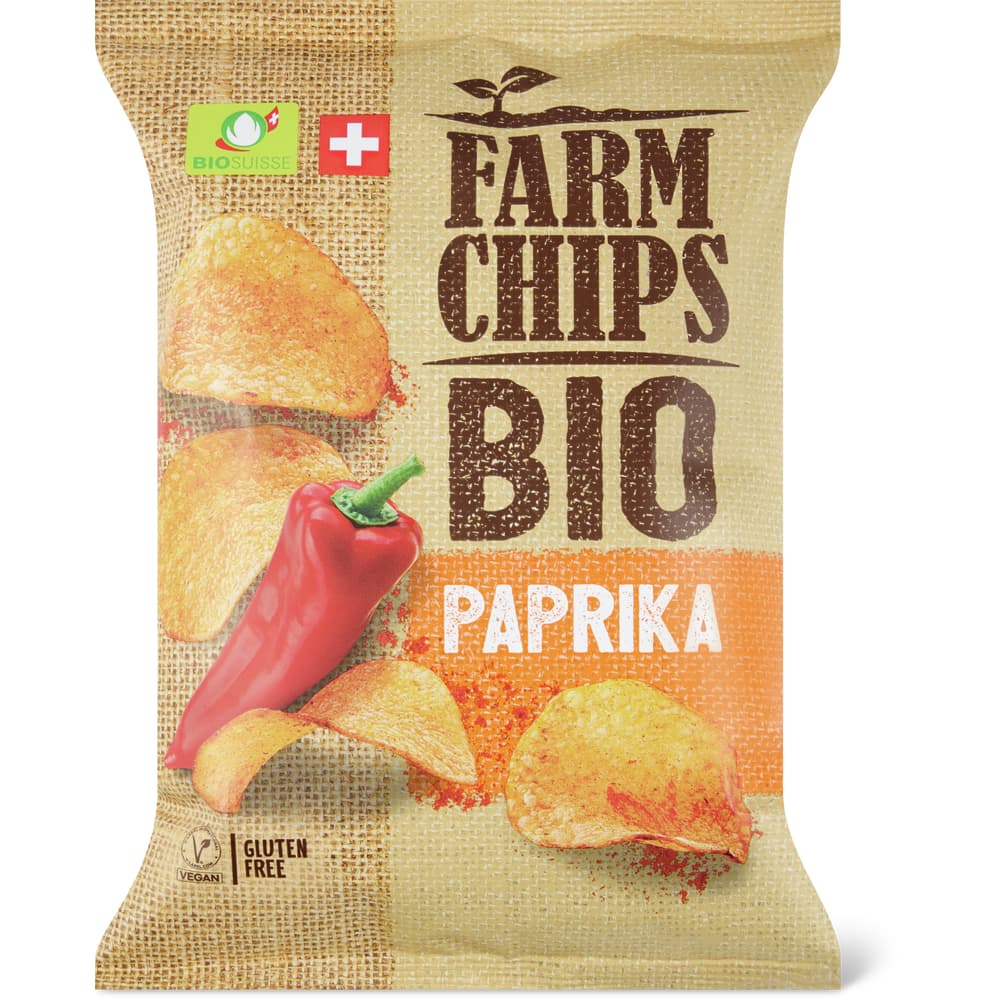 Farm Chips Paprika Bio, glutenfrei