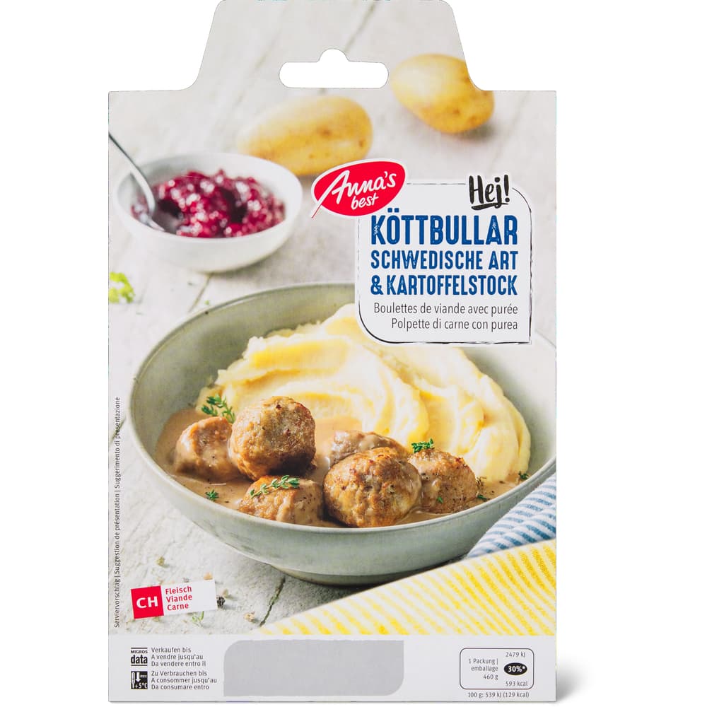 Anna's Best Hackbällchen mit Kartoffelstock