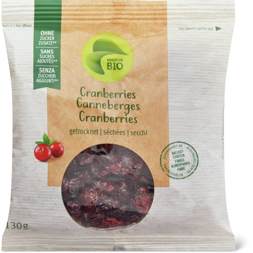 Migros Bio Cranberries getrocknet