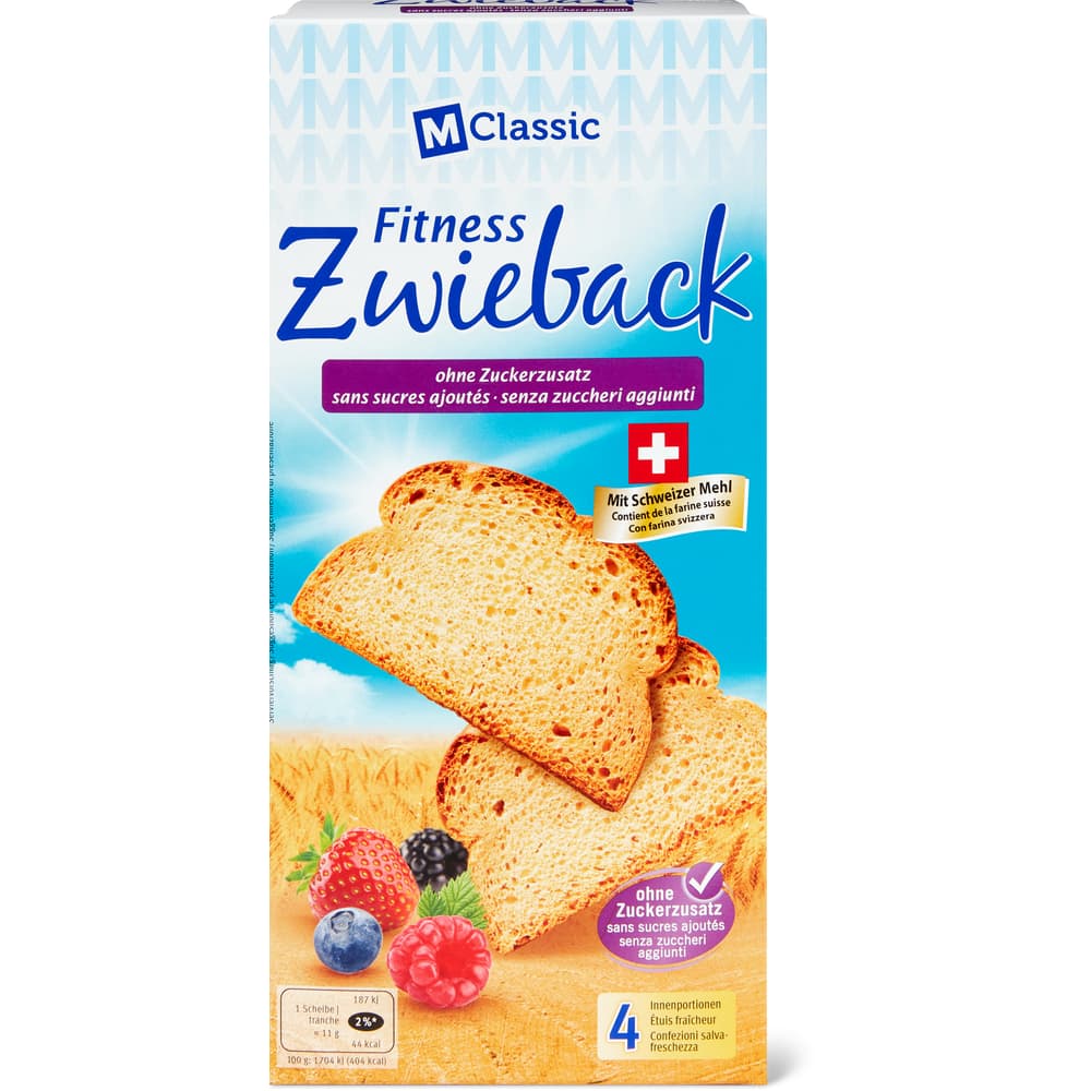 M-Classic Zwieback ohne Zuckerzusatz