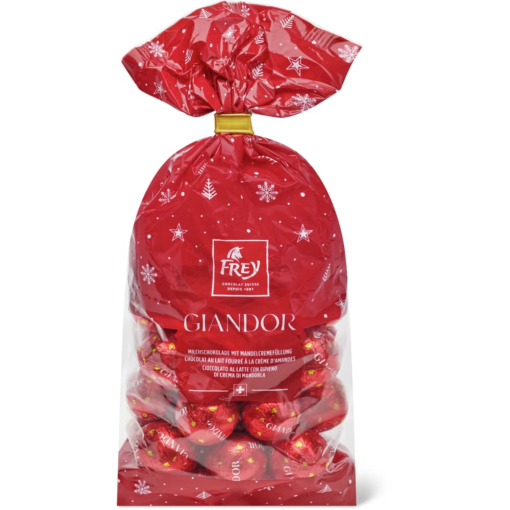 Frey Giandor Schokoladen-Kugeln Milchschokolade mit Mandelcremefüllung