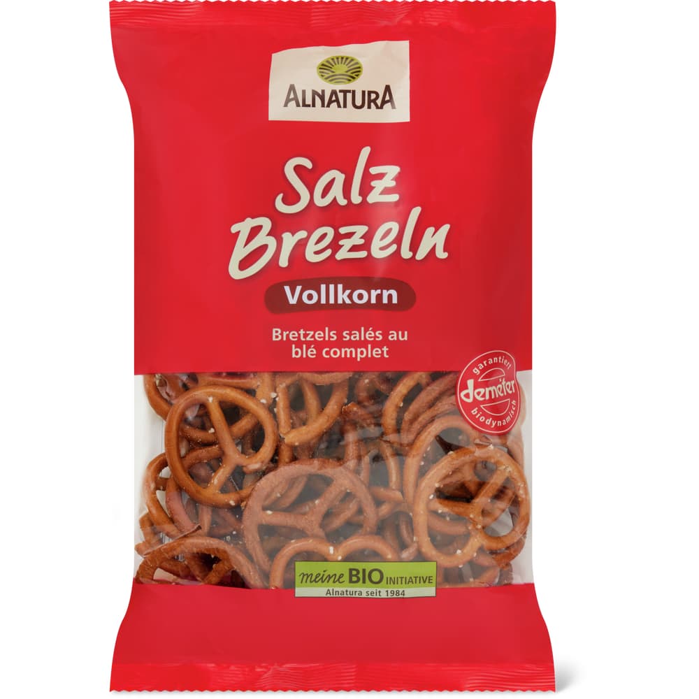 Alnatura Salzbrezeln Bio, Demeter, Vollkorn, vegan