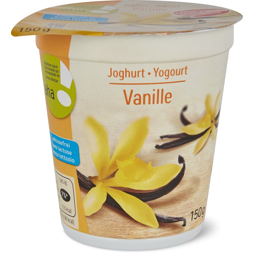 Joghurt aha!, Vanille, laktosefrei
