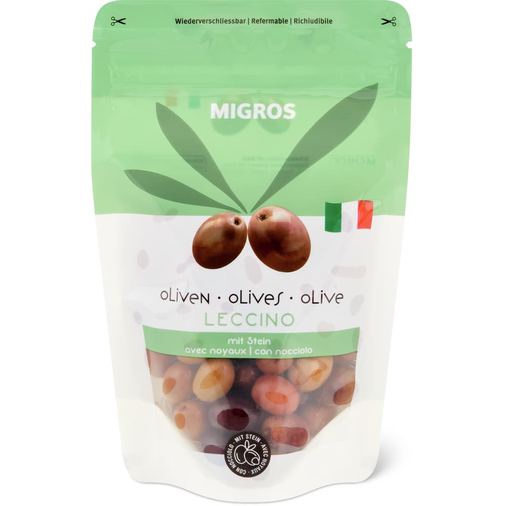 Migros Italienische Oliven Leccino mit Stein