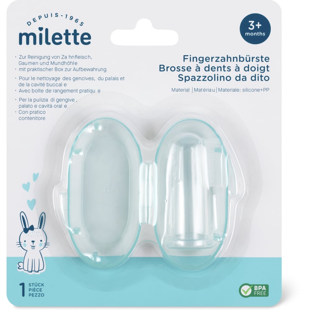 Milette Baby Care Fingerzahnbürste Ab 3 Monaten