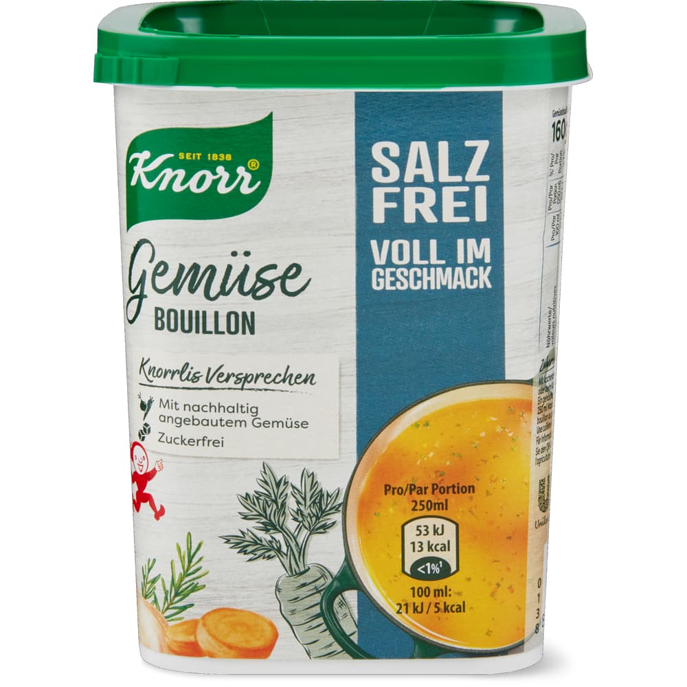 Knorr Salzfrei Gemüse Bouillon Granulat Granulat