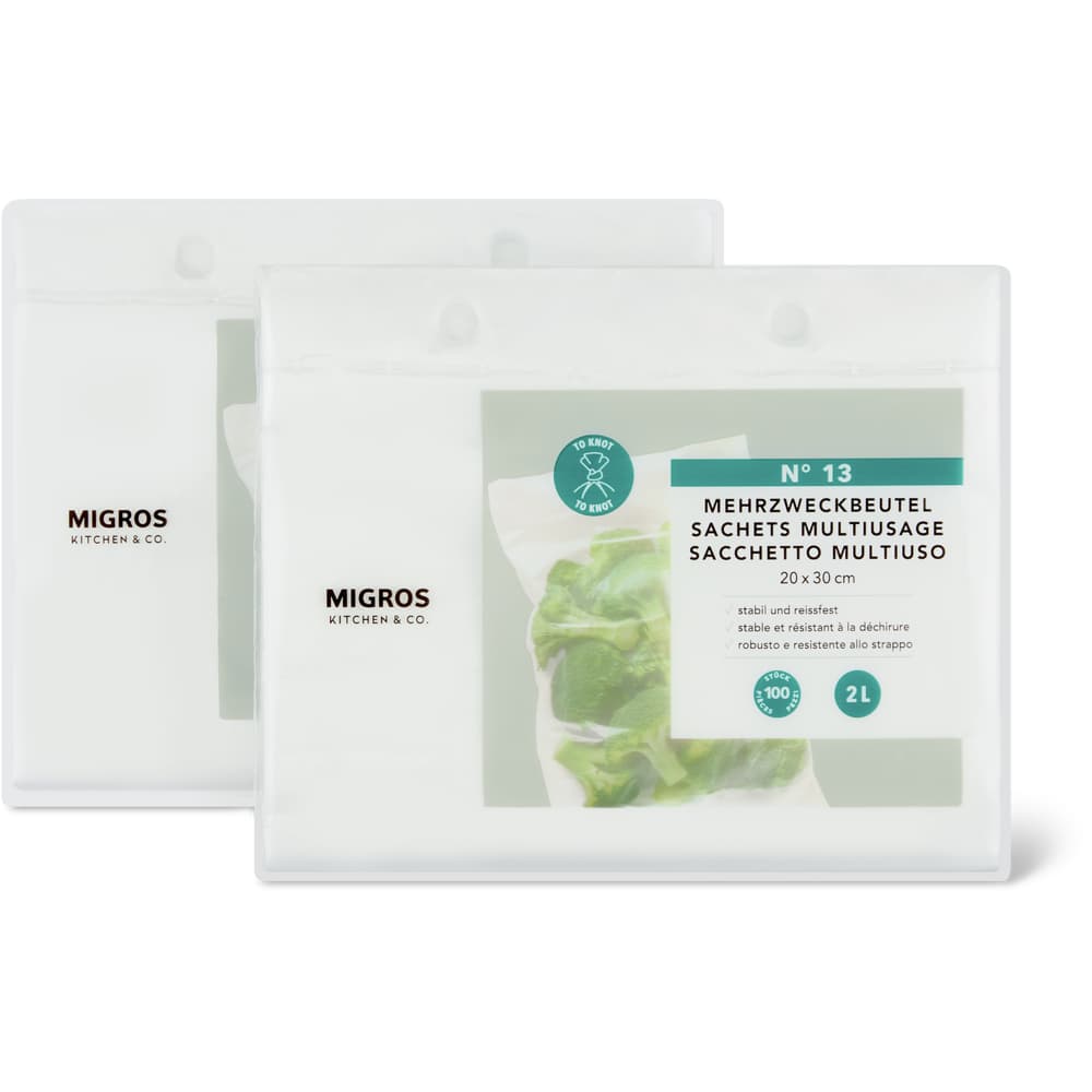 Migros Kitchen & Co. Allzweckbeutel Duopack 2l