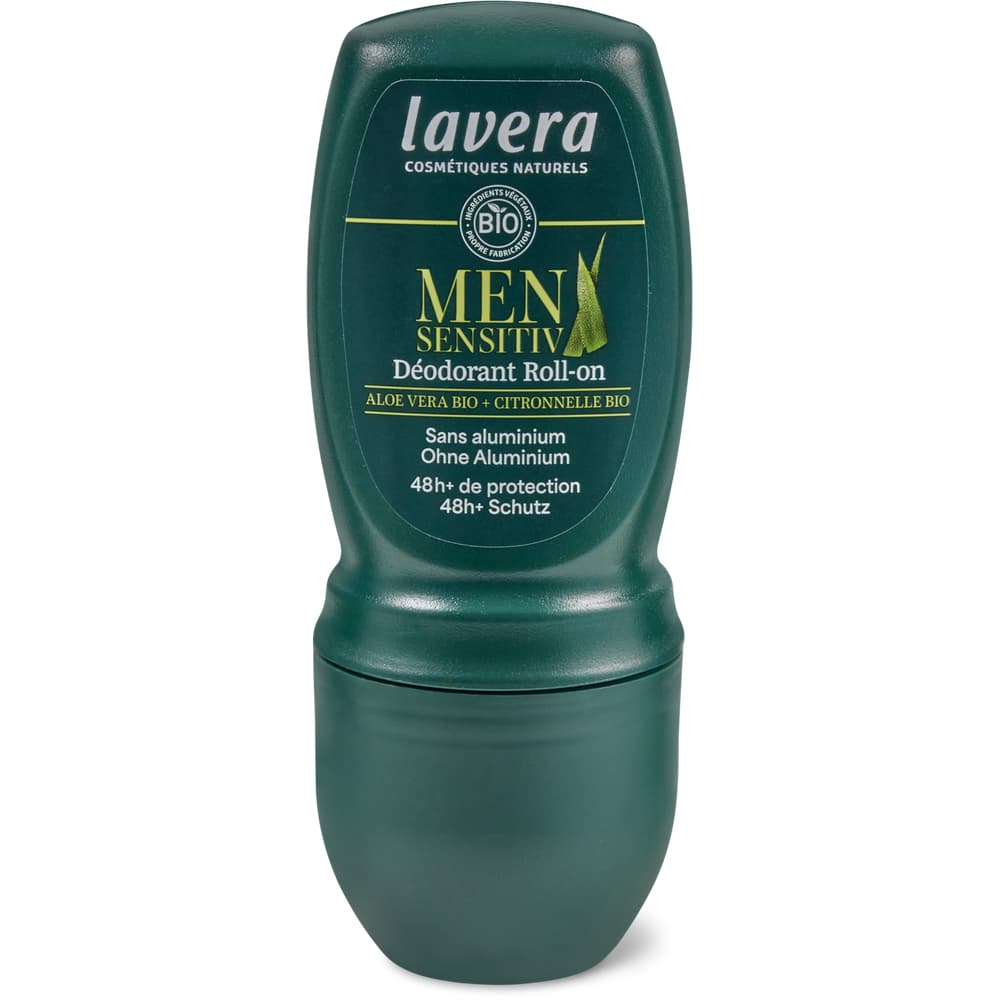 Lavera Men Sensitiv Deo Roll-on Aloe Vera & Citronnelle , vegan