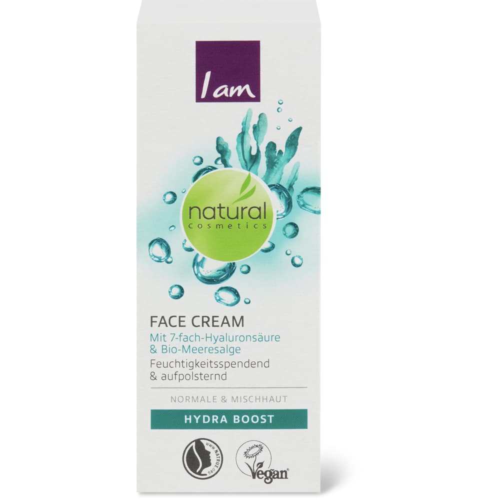 I am natural cosmetics Hydra Boost Face Cream normale & Mischhaut