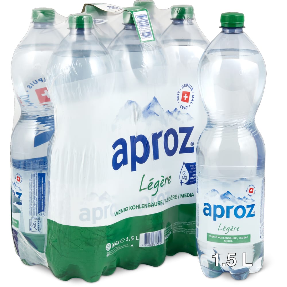 Aproz Medium Natürliches Mineralwasser Mit wenig Kohlensäure