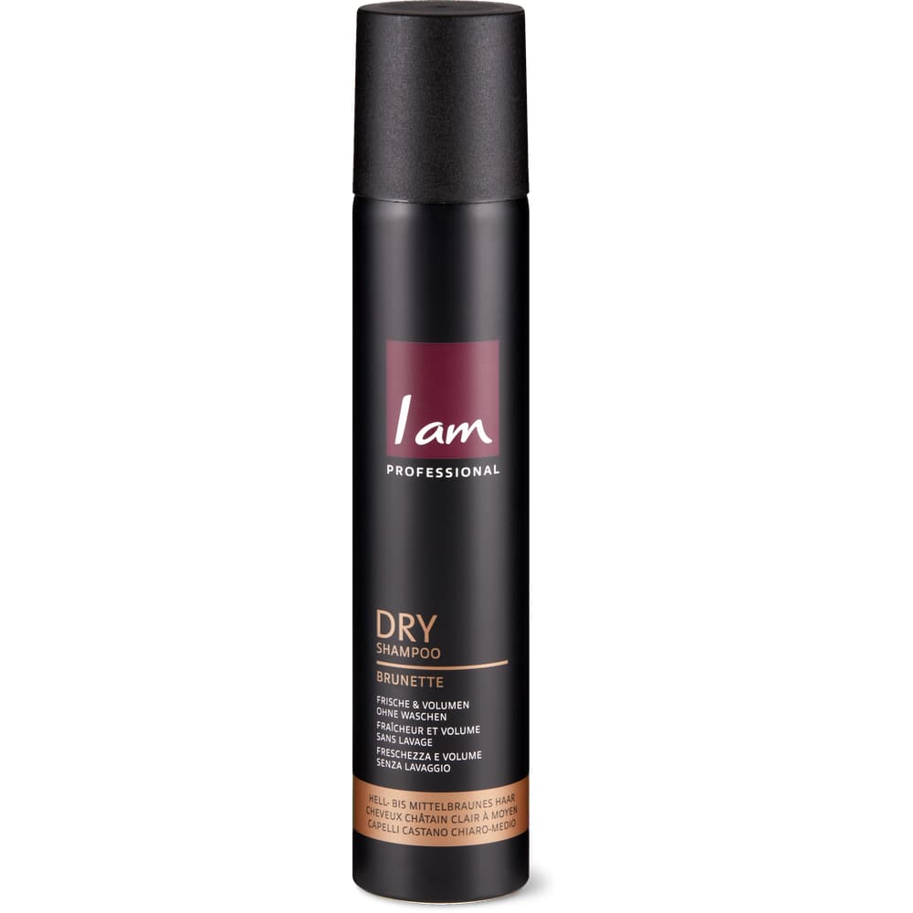 I am Professional Trockenshampoo Brunette hell-bis mittelbraunes Haar