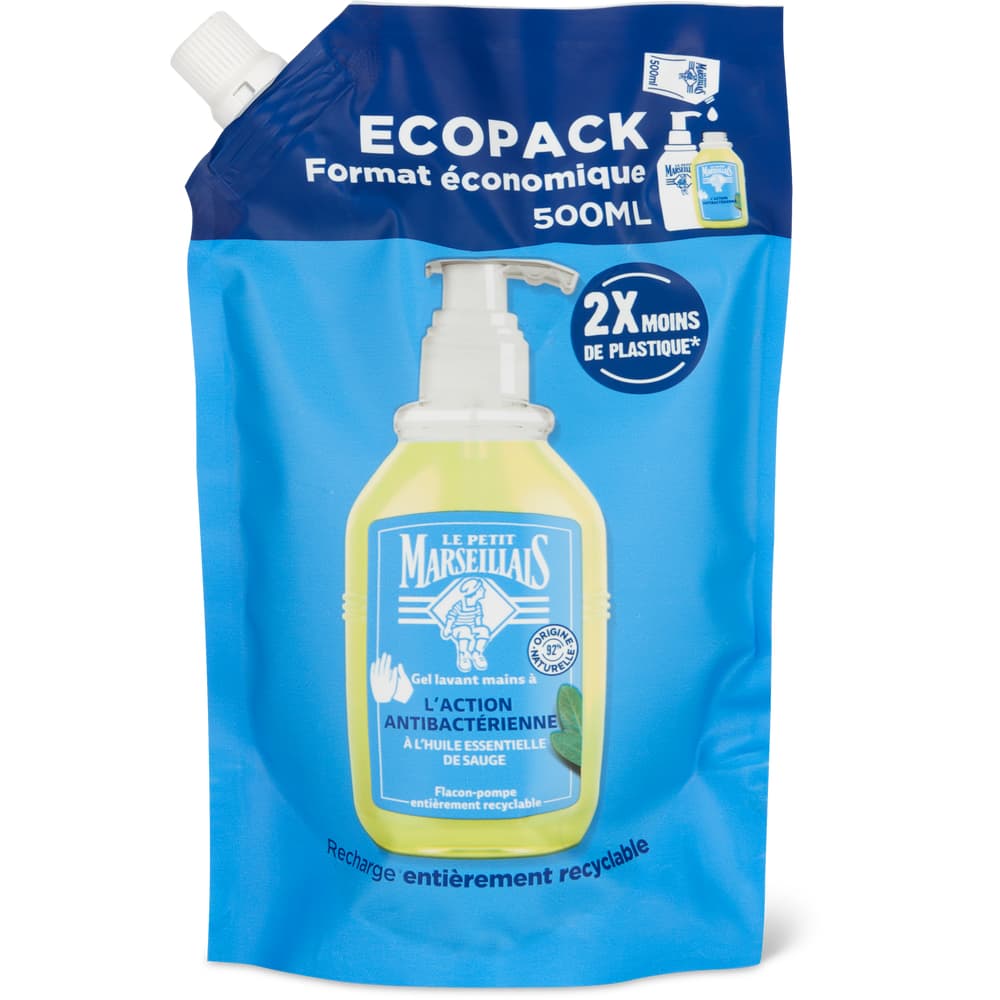 Le Petit Marseillais Flüssigseife antibakteriell, Refill