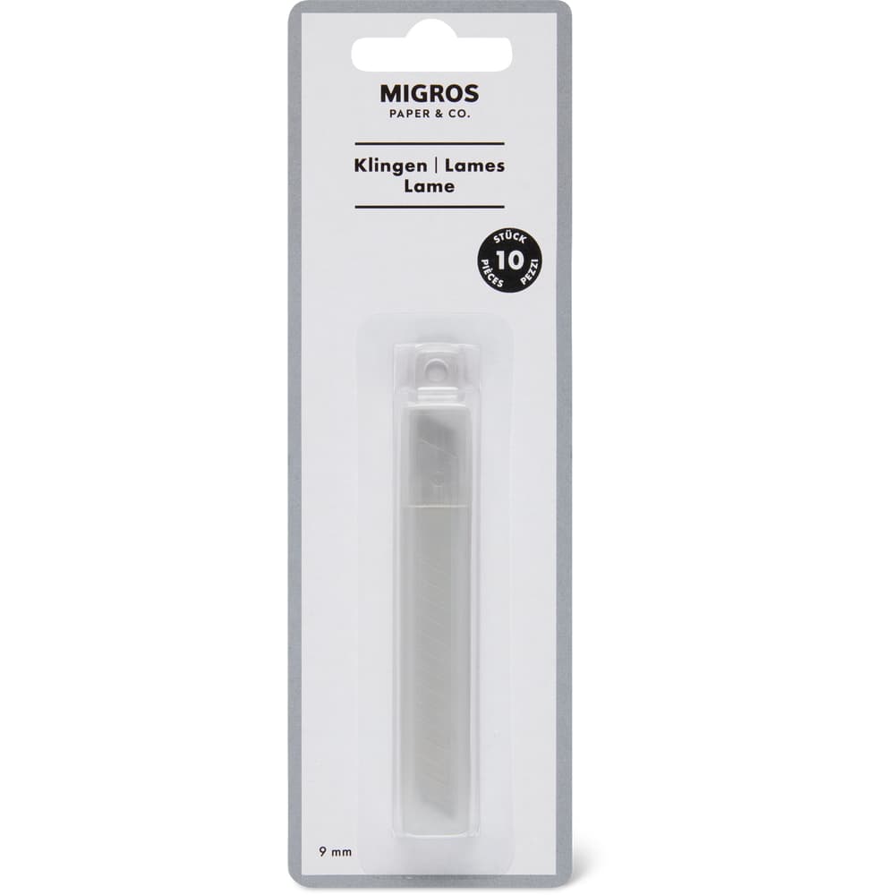 Co Cutter Migros Paper & Co. · Cutter Ersatzklingen · 9mm • Migros