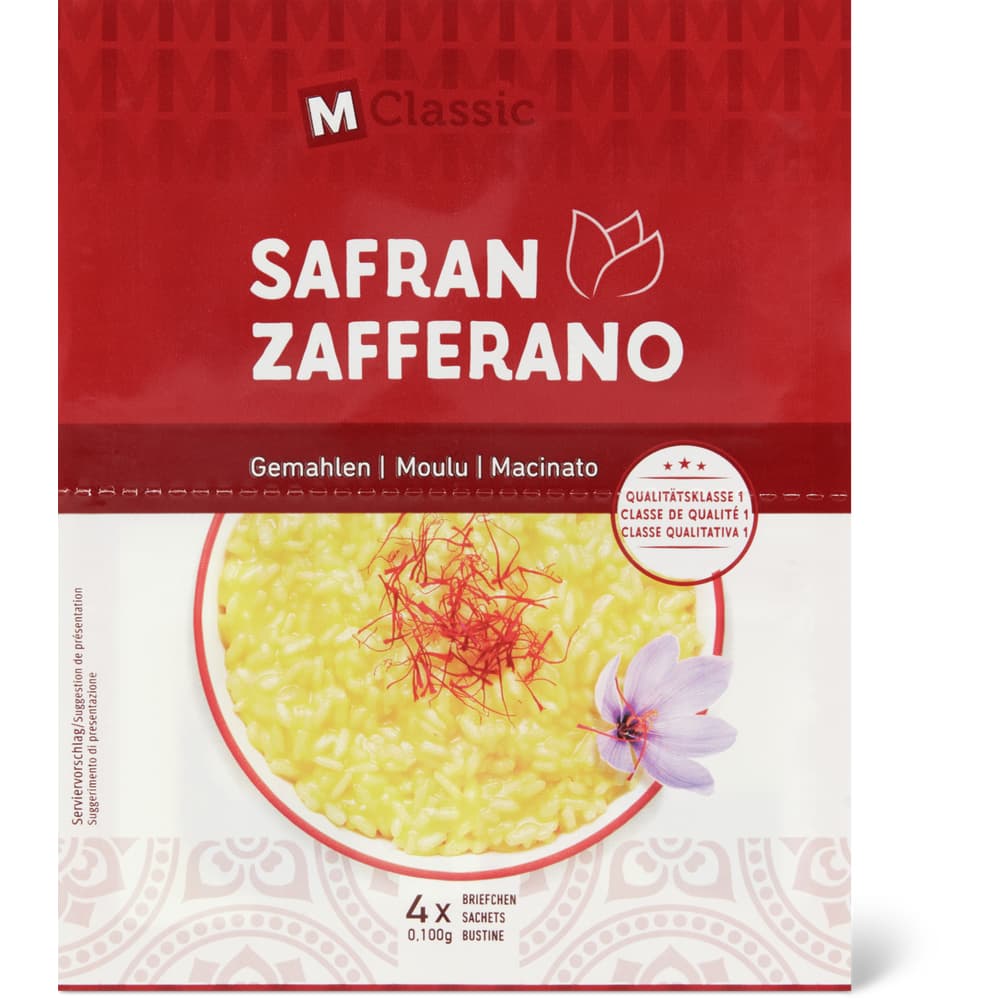 M-Classic Safran 4 Briefchen zu 100mg