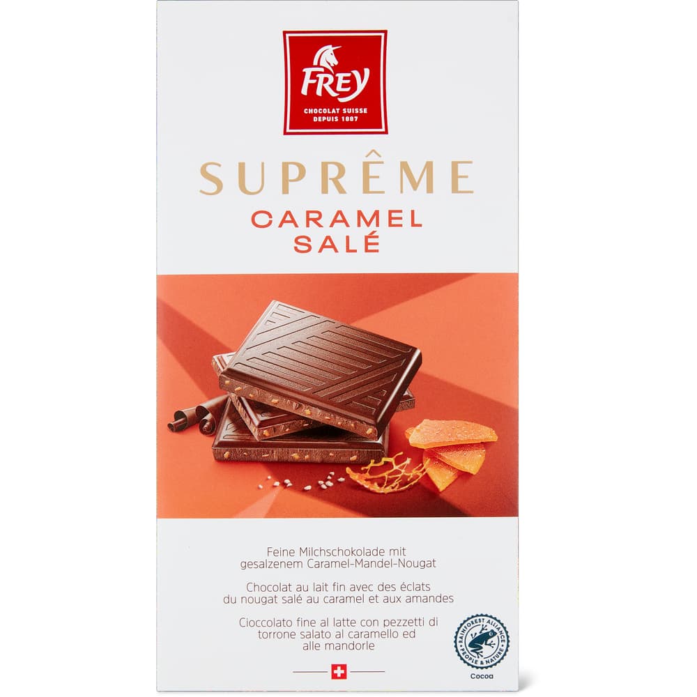 Frey Suprême Tafelschokolade Caramel salé