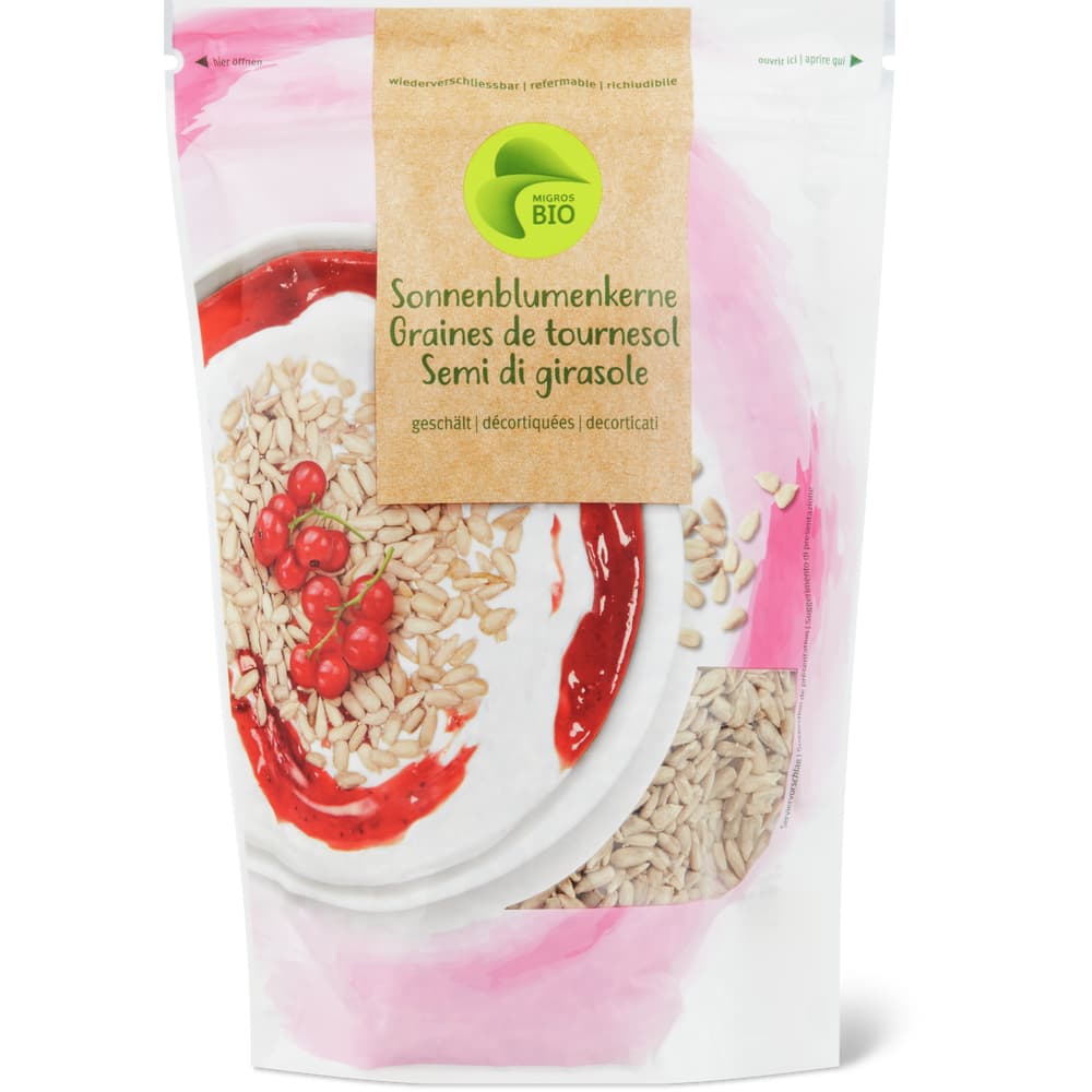 Migros Bio Sonnenblumenkerne ohne Schale
