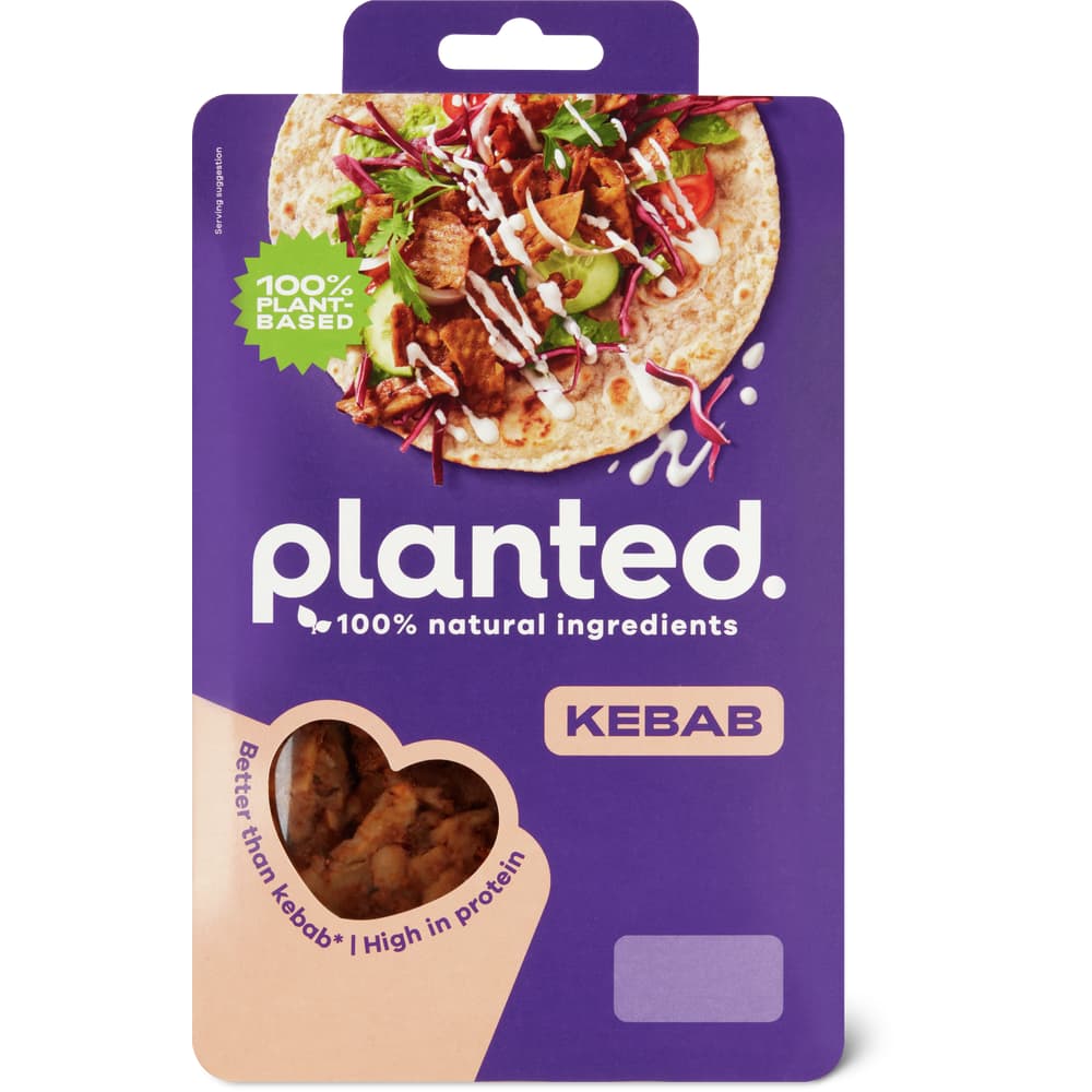 Planted. Kebab Kebab aus Erbsenprotein Vegan