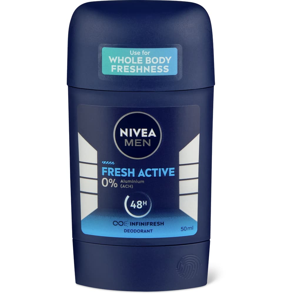 Nivea Men Deo Stick Fresh Active 72h, Anti-Transpirant
