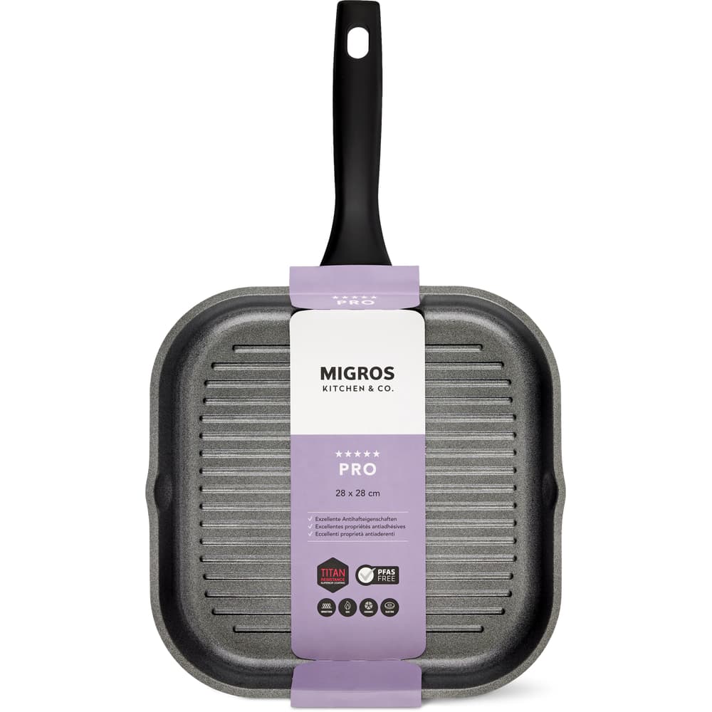 Migros Kitchen & Co. Pro Grillpfanne 28 x 28 cm