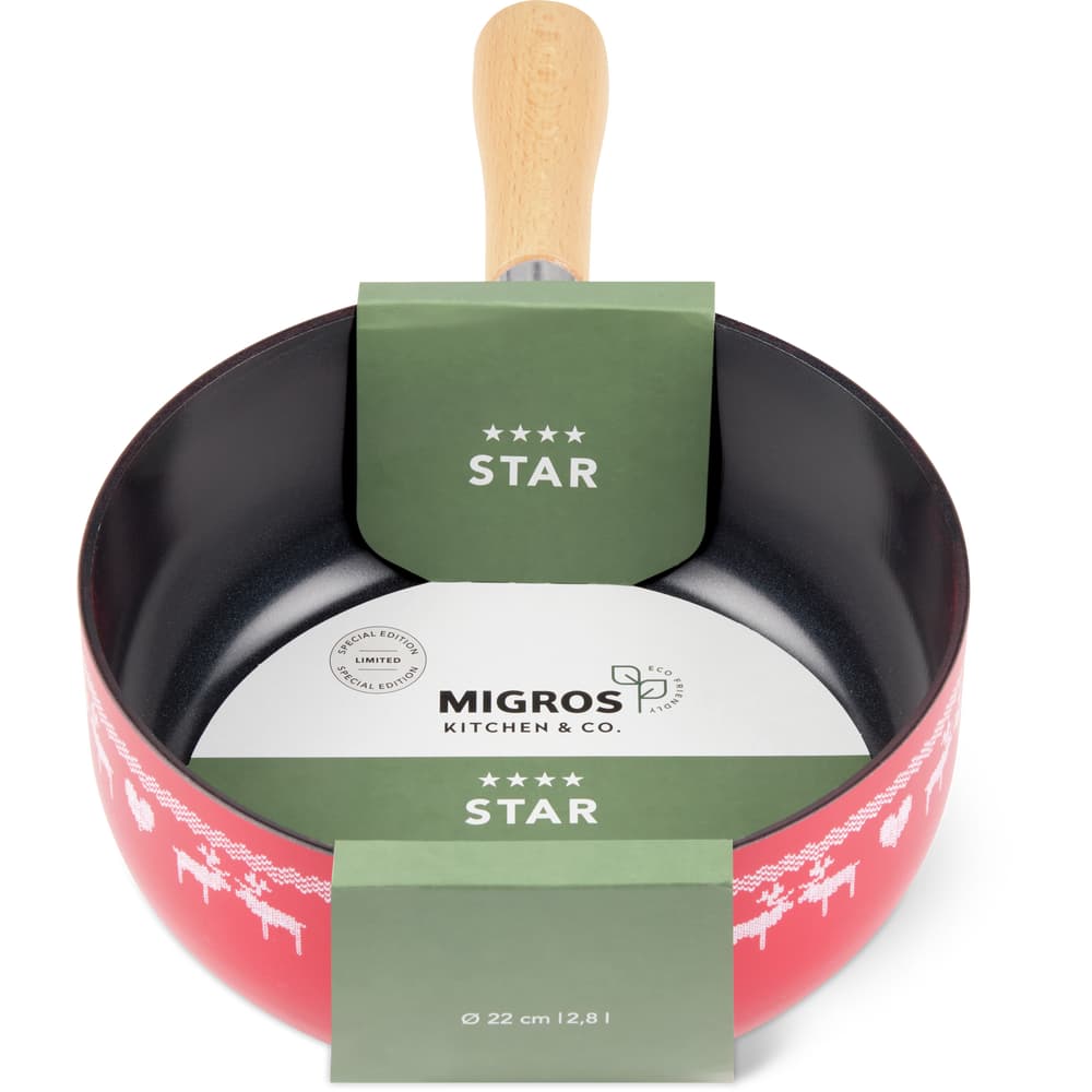Migros Kitchen & Co. Caquelon Ø 22cm, rot