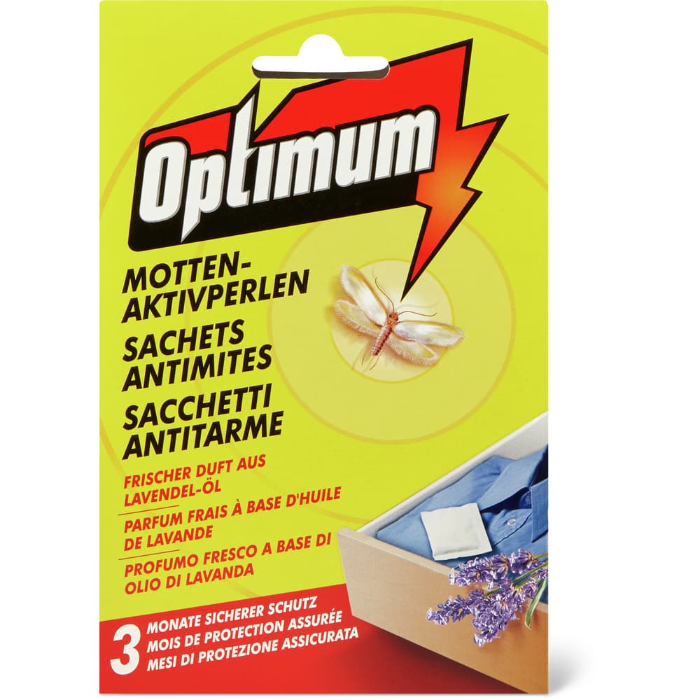Optimum Mottenaktivperlen 3 Monate sicherer schutz