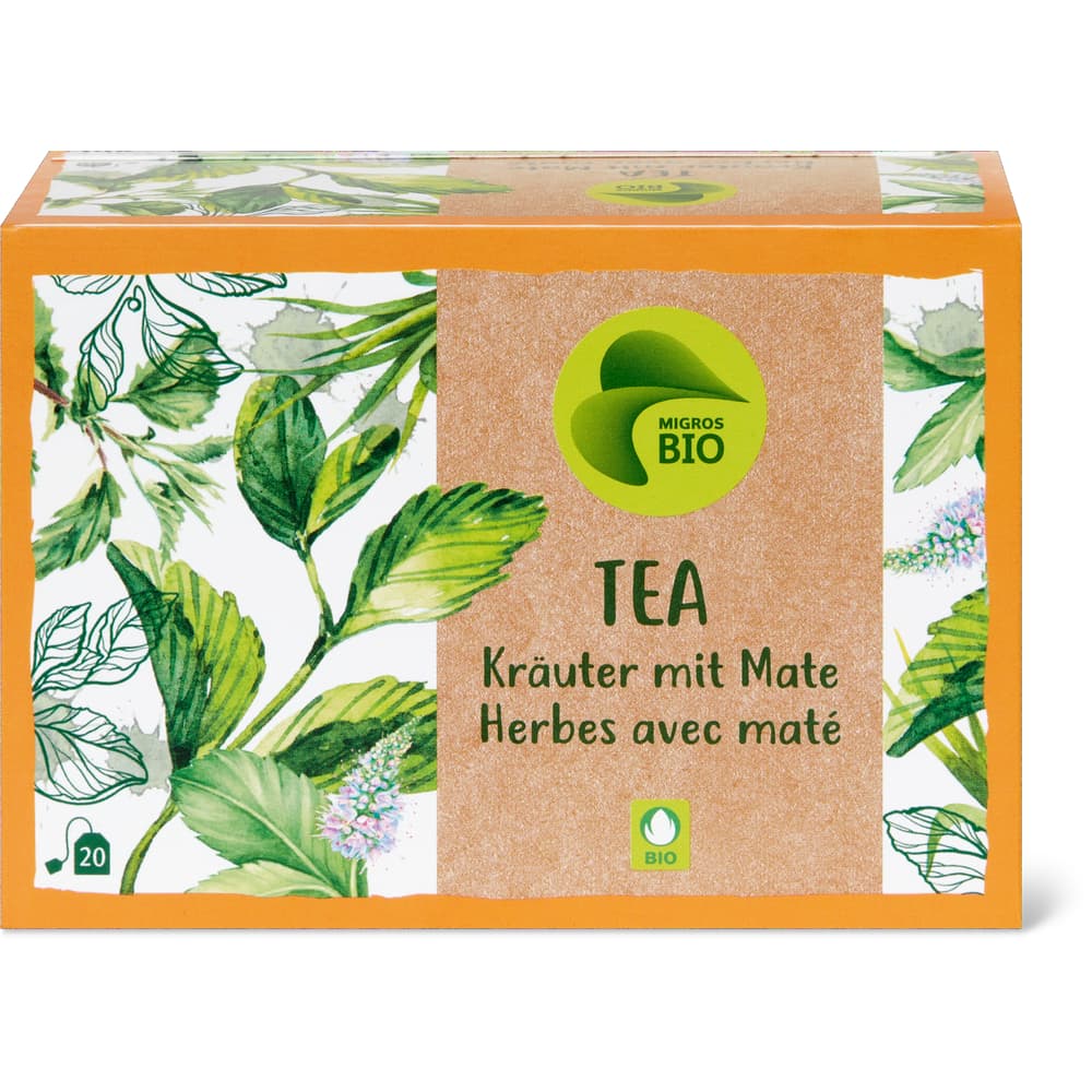 Migros Bio Kräutertee mit Mate