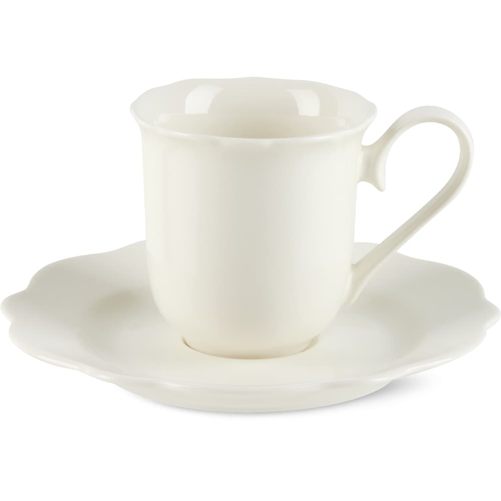Migros Kitchen & Co. Espressotasse mit Unterteller weiss