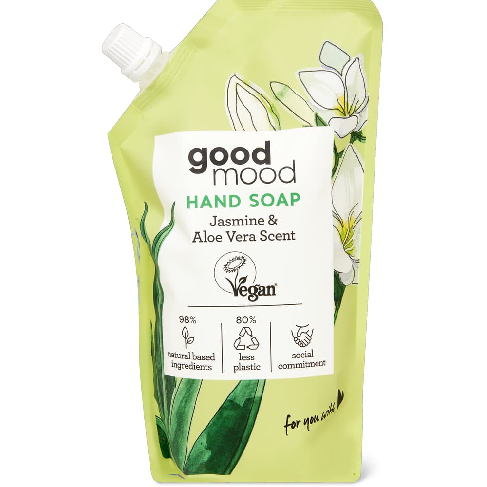 good mood Handseife Nachfüllpackung Jasmin & Aloe Vera