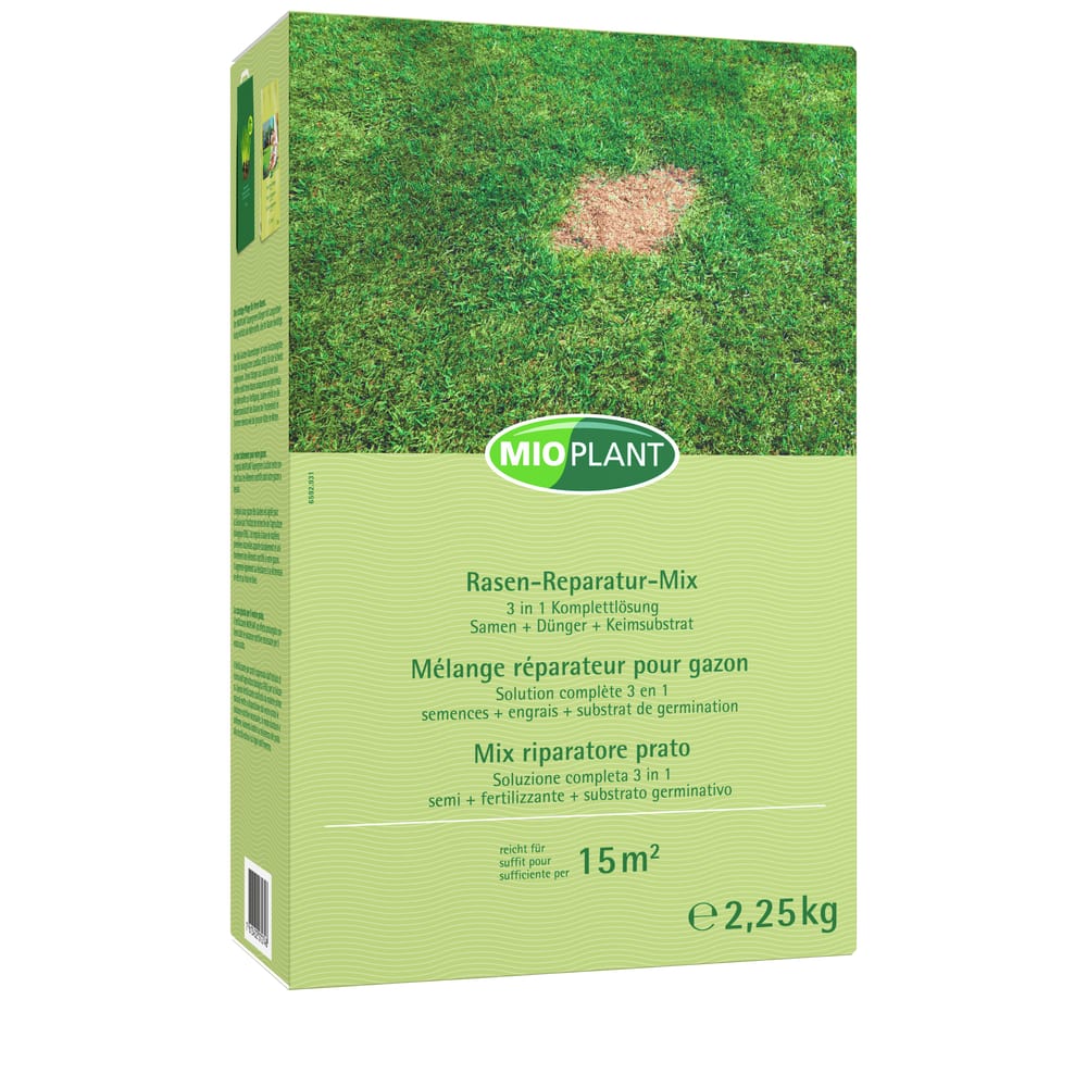 Mioplant Rasen-Reparatur-Mix 3 in 1 Läsung