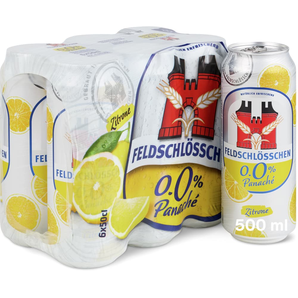 Feldschlösschen Zitrone Aromatisiertes Bier alkoholfrei - 0.0%
