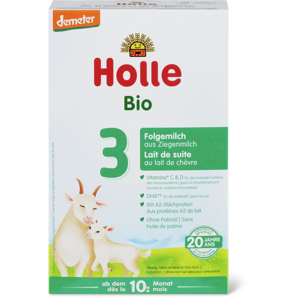 Holle Bio Demeter 3 Folgemilch Ab 10 Monaten