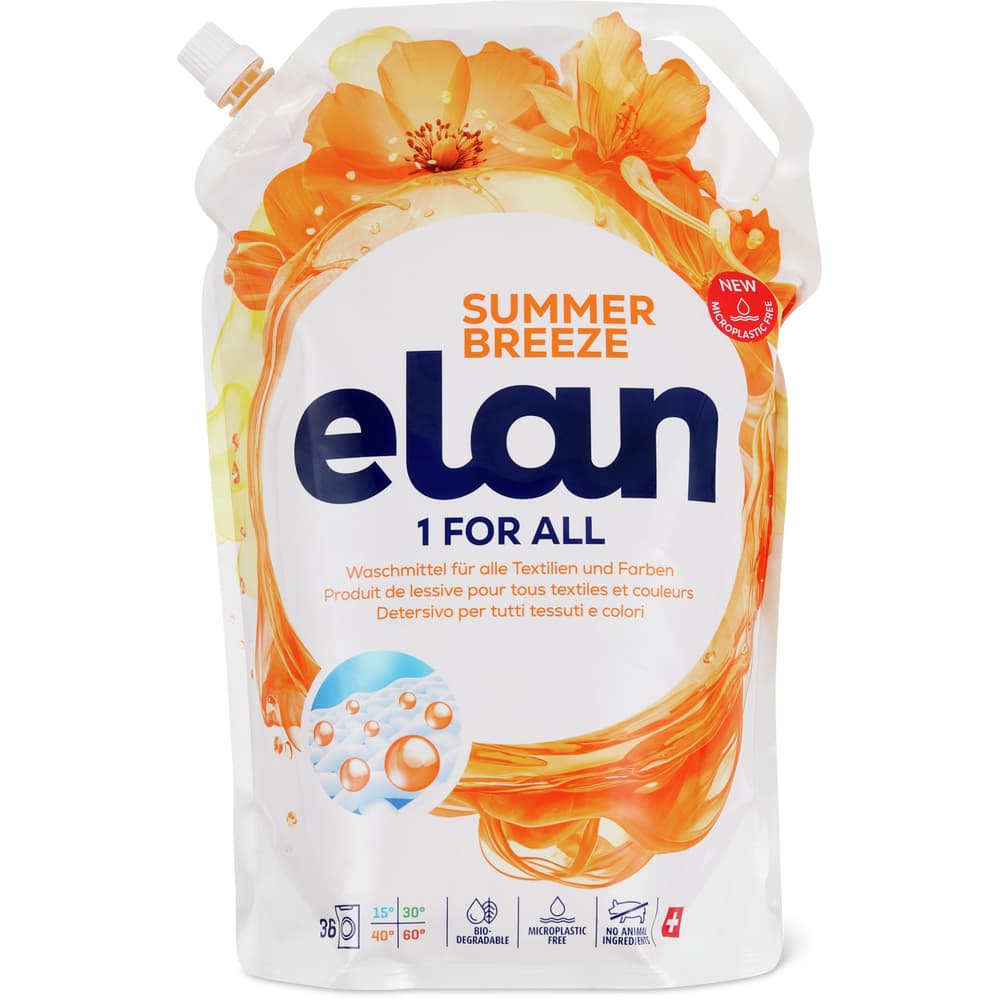 Elan Flüssigwaschmittel 36 Waschgänge, Summer Breeze