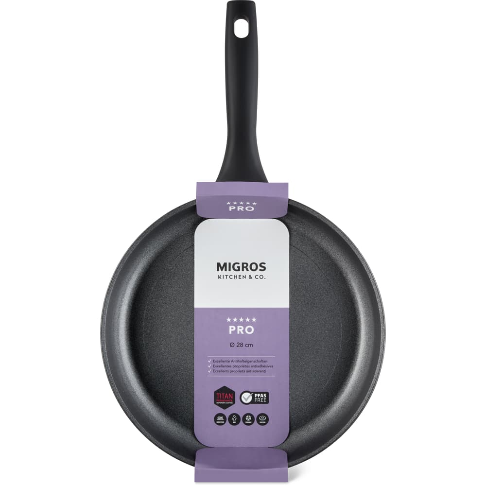 Migros Kitchen & Co. Pro Bratpfanne Ø 28 cm, flach